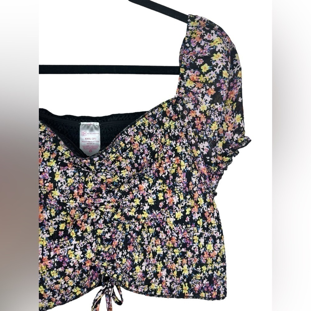 No Boundaries 2 Piece Floral Set Size XXXL - Picture 3 of 15